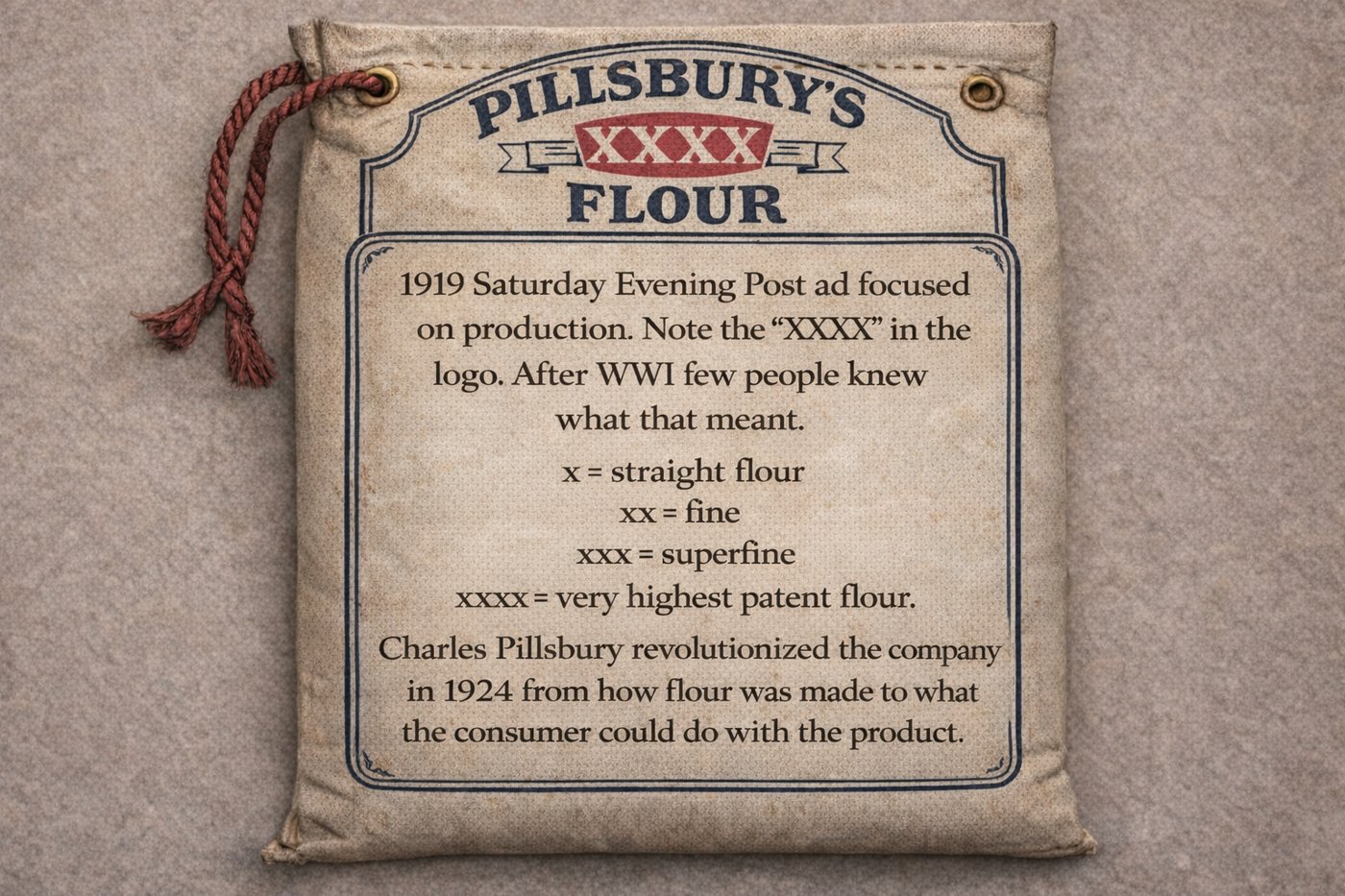 Pillsbury's Best flour bag