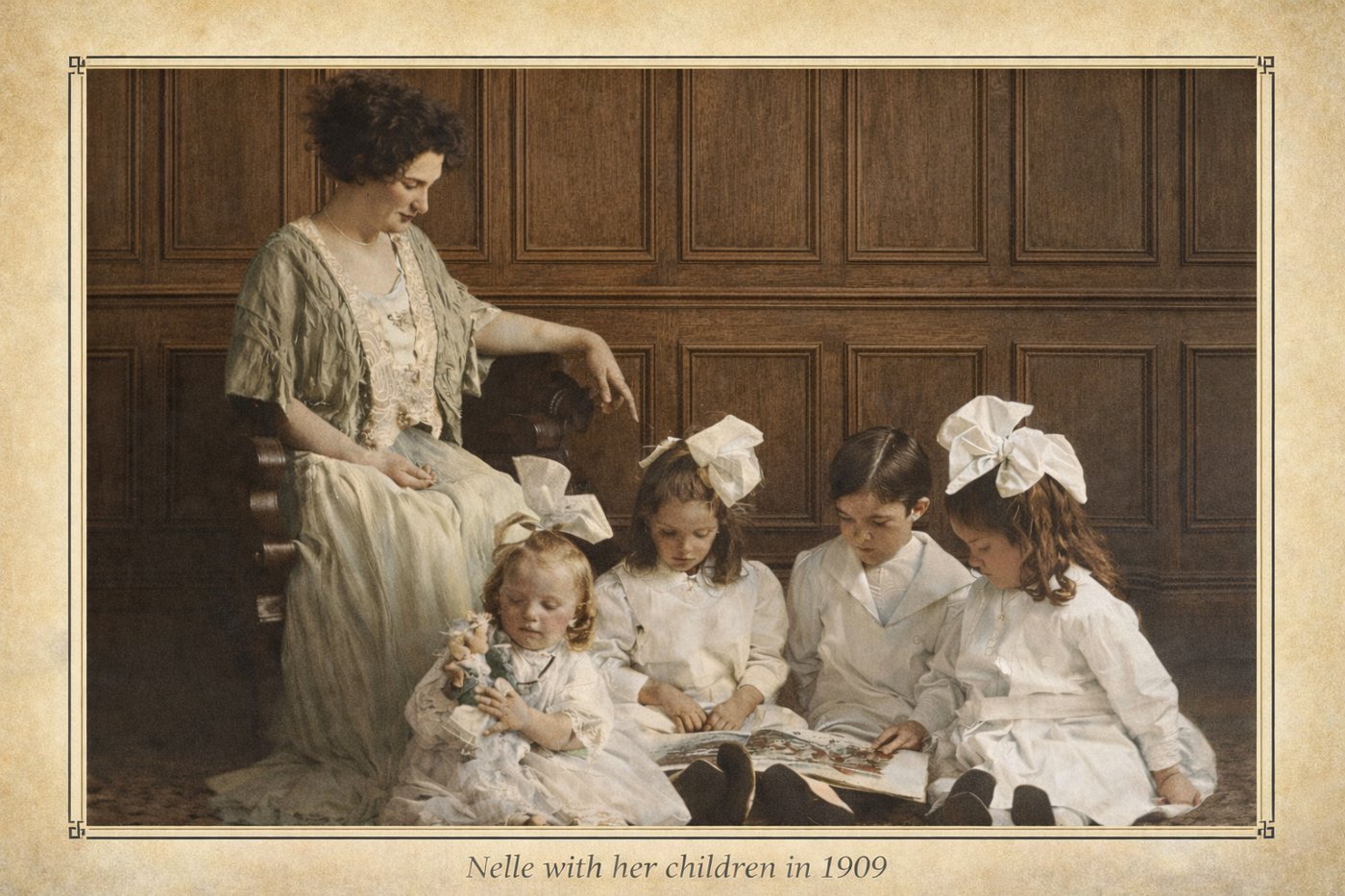 Nelle with children 1909