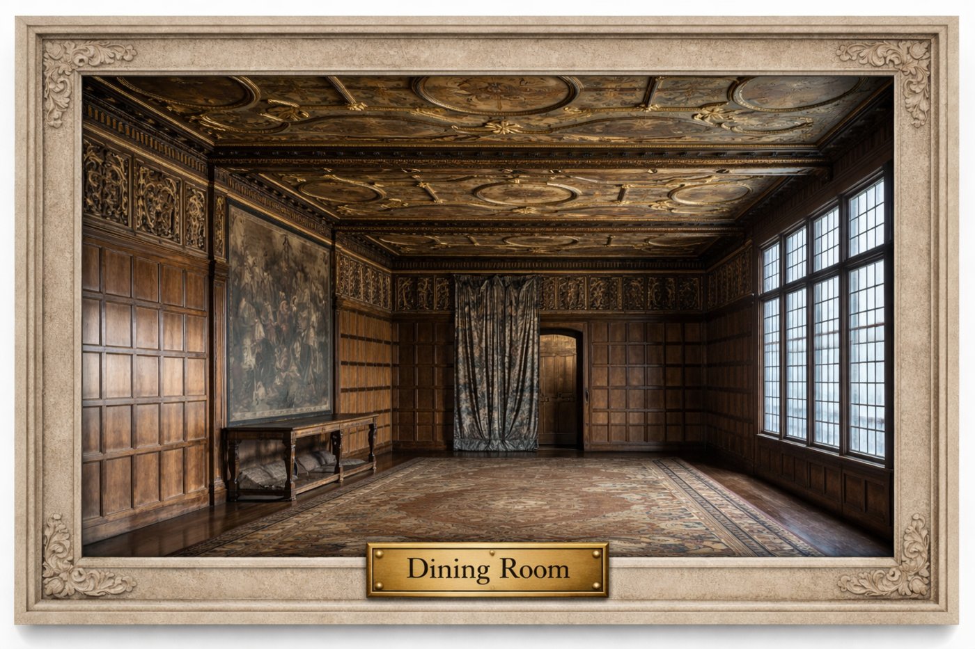 The dining room