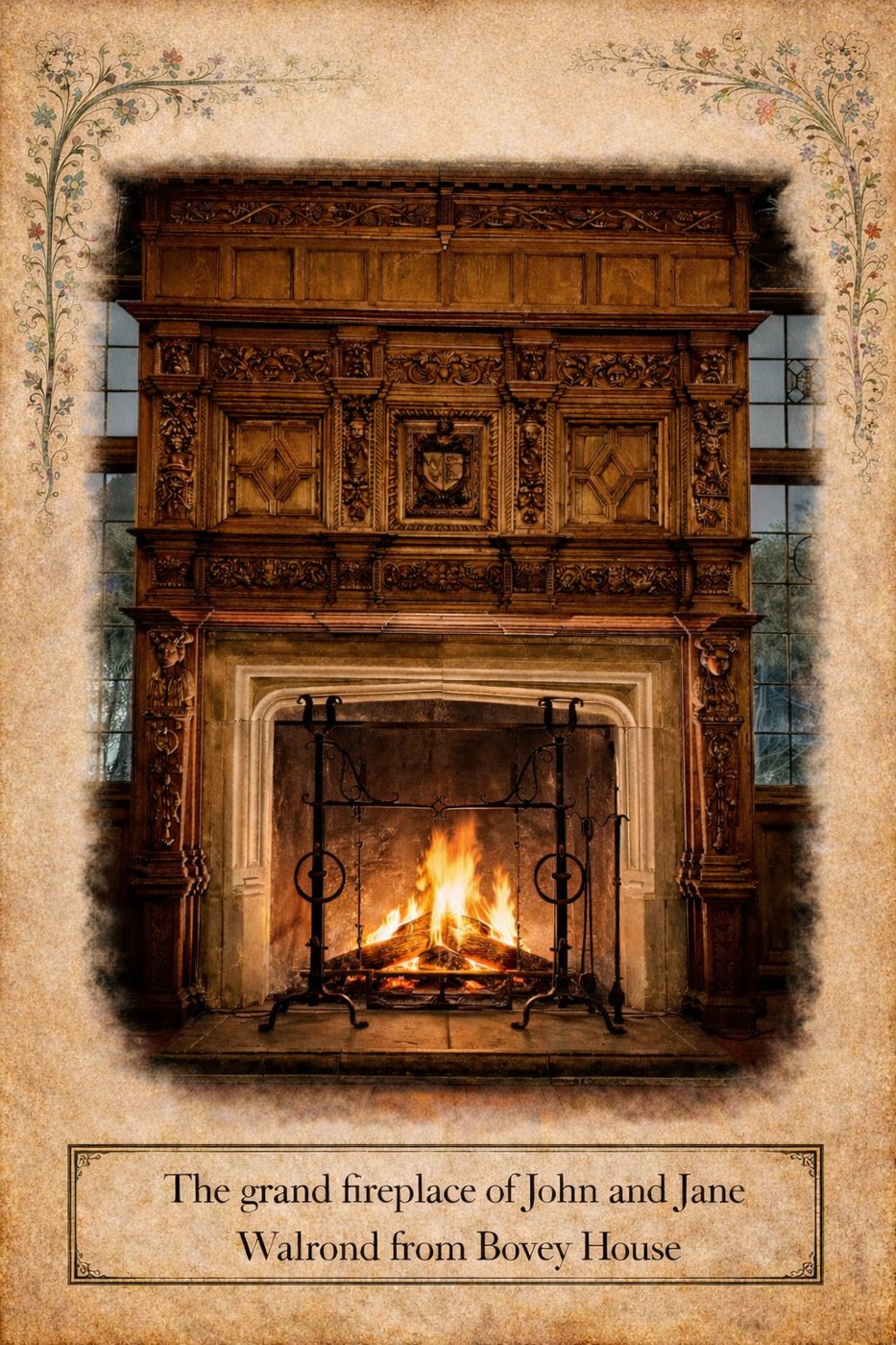 The Walrond fireplace